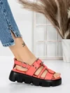 Sandale Dama cu Talpa Joasa 5HXS18 PINK | MEI