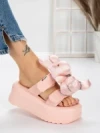 Papuci Dama cu Platforma 3WL229 PINK | MEI