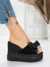 Papuci Dama cu Platforma 3AW326 BLACK | MEI