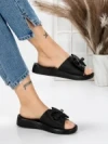 Papuci Dama cu Talpa Joasa 5XJ57 BLACK | MEI