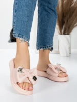 Papuci Dama cu Talpa Joasa 5WL21 PINK | MEI