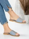 Papuci Dama cu Talpa Joasa 3AW308 BLUE | MEI