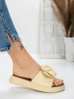 Papuci Dama cu Talpa Joasa 3AW311 GREEN | MEI