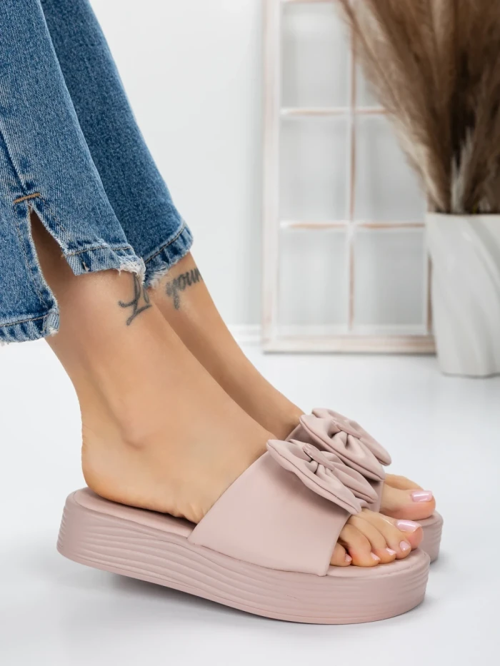 Papuci Dama cu Talpa Joasa 3AW319 PURPLE | MEI
