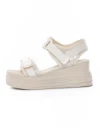 Sandale Dama din piele naturala 1036139 WHITE | FORMAZIONE