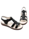Sandale Dama din piele naturala 56681 BLACK | BERLINER
