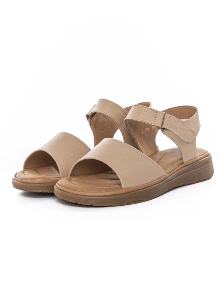 Sandale Dama din piele naturala 53301 APRICOT | BERLINER