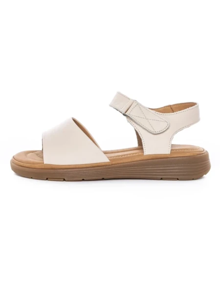 Sandale Dama din piele naturala 53301 CREAM | BERLINER