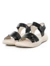 Sandale Dama din piele naturala 56685 BLACK | BERLINER
