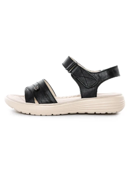 Sandale Dama din piele naturala 56685 BLACK | BERLINER