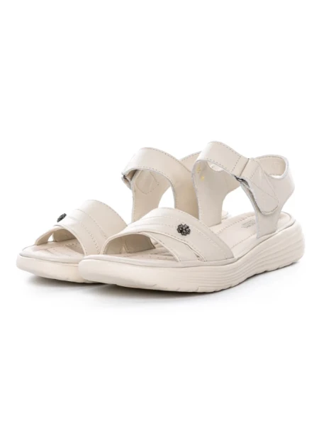 Sandale Dama din piele naturala 56685 CREAM | BERLINER