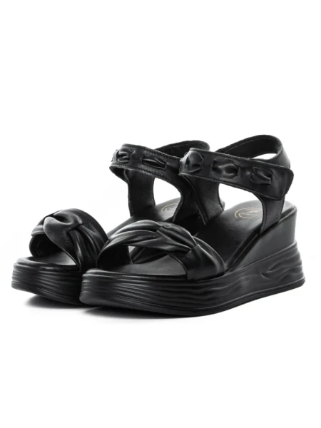 Sandale Dama din piele naturala 8702-1 BLACK | FORMAZIONE