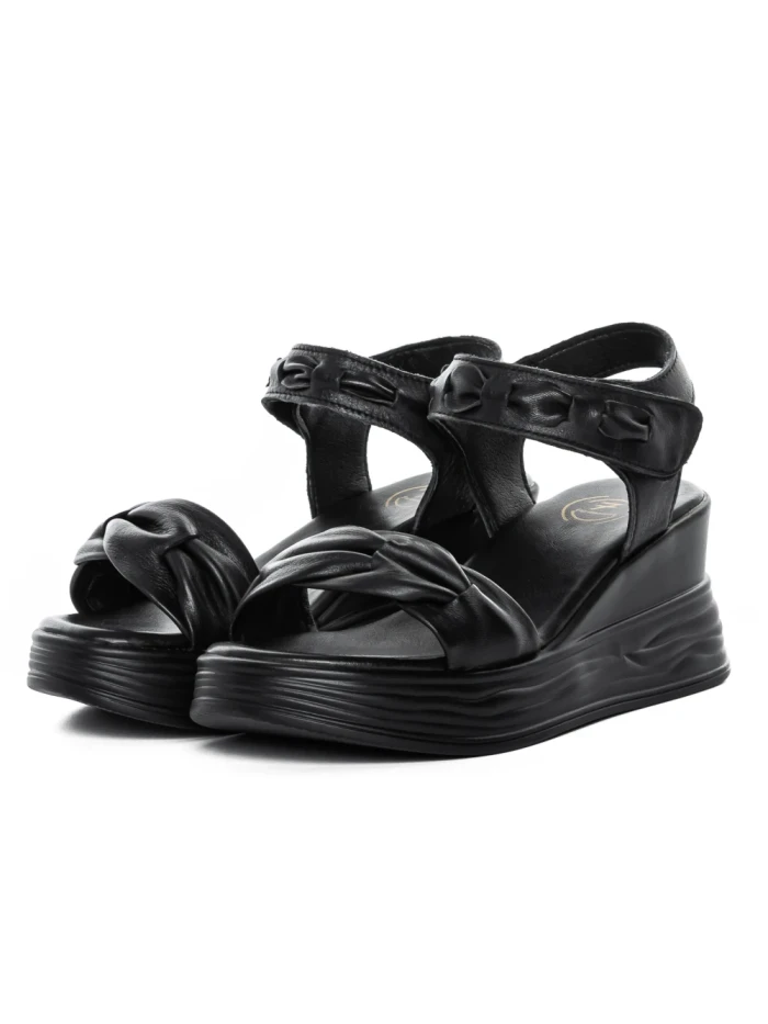 Sandale Dama din piele naturala 8702-1 BLACK | FORMAZIONE