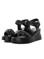 Sandale Dama din piele naturala 8702-1 BLACK | FORMAZIONE