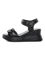 Sandale Dama din piele naturala 8702-1 BLACK | FORMAZIONE