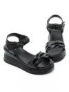 Sandale Dama din piele naturala 8702-1 BLACK | FORMAZIONE
