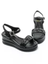 Sandale Dama din piele naturala 2718 BLACK | FORMAZIONE