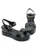 Sandale Dama din piele naturala 2718 BLACK | FORMAZIONE