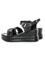 Sandale Dama din piele naturala 2718 BLACK | FORMAZIONE