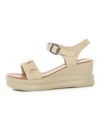 Sandale Dama din piele naturala 2718 YELLOW | FORMAZIONE