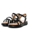 Sandale Dama din piele naturala 802 BLACK | FORMAZIONE