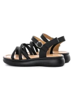 Sandale Dama din piele naturala 802 BLACK | FORMAZIONE