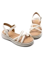 Sandale Dama din piele naturala 802 BEIGE | FORMAZIONE