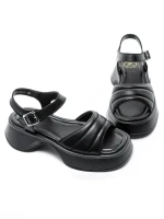 Sandale Dama din piele naturala K249-1 BLACK | FORMAZIONE