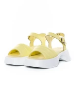 Sandale Dama din piele naturala K249-1 YELLOW | FORMAZIONE