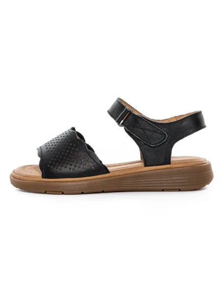 Sandale Dama din piele naturala 53302 BLACK | BERLINER