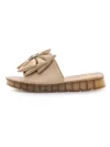 Papuci Dama din piele naturala 49005 APRICOT | FORMAZIONE