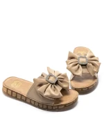 Papuci Dama din piele naturala 49005 APRICOT | FORMAZIONE