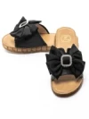 Papuci Dama din piele naturala 49005 BLACK | FORMAZIONE