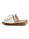Papuci Dama din piele naturala 49005 CREAM | FORMAZIONE