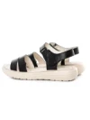 Sandale Dama din piele naturala 56687 BLACK | BERLINER