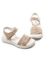 Sandale Dama din piele naturala 56687 APRICOT | BERLINER