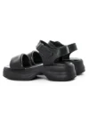 Sandale Dama din piele naturala 82605 BLACK | BERLINER