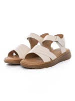 Sandale Dama din piele naturala 53303 CREAM | BERLINER