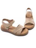 Sandale Dama din piele naturala 53303 APRICOT | BERLINER