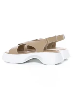 Sandale Dama din piele naturala K249-2 APRICOT | FORMAZIONE