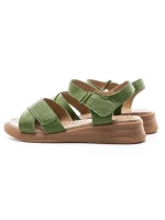 Sandale Dama din piele naturala 22108 GREEN | FORMAZIONE