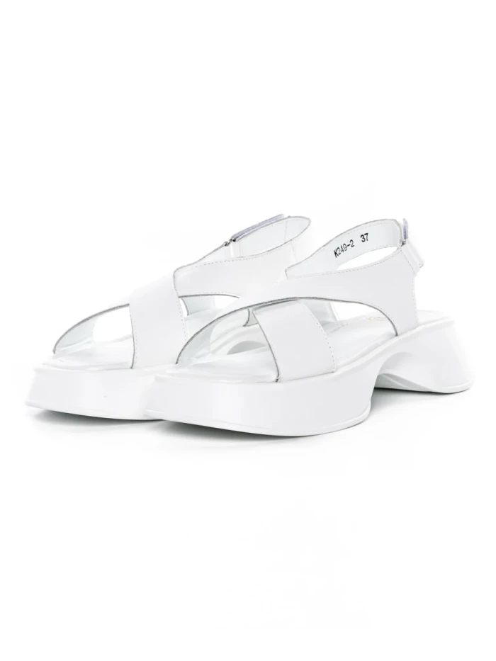 Sandale Dama din piele naturala K249-2 WHITE | FORMAZIONE