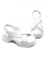 Sandale Dama din piele naturala K249-2 WHITE | FORMAZIONE