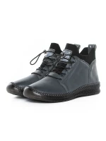 Ghete Dama din piele naturala 2061X Gri | Advancer » meishop.life