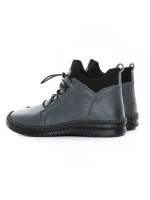 Ghete Dama din piele naturala 2061X Gri | Advancer » meishop.life