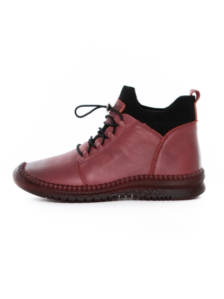 Ghete Dama din piele naturala 2061X Visiniu | Advancer » meishop.life