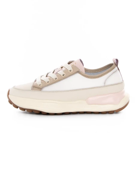 Pantofi Sport Dama din piele naturala 18001-3 Roz | Ad... » meishop.life