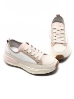 Pantofi Sport Dama din piele naturala 18001-3 Roz | Ad... » meishop.life
