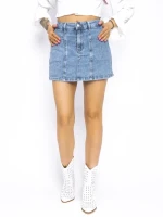 Blugi Scurti Dama HW-165 ALBASTRU | MINA