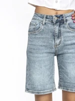 Blugi Scurti Dama RF127 ALBASTRU | MINA